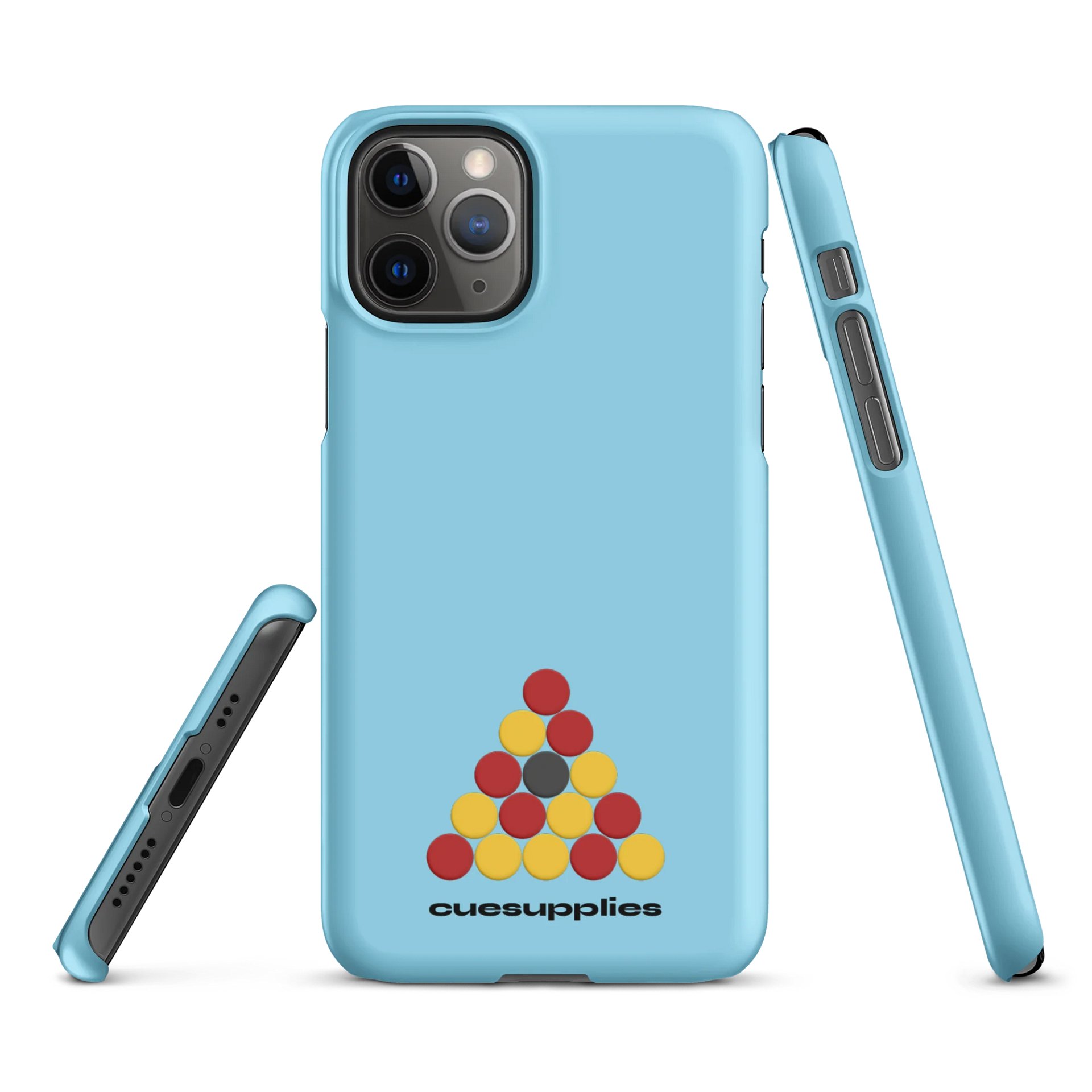 Black Ball Snap Case Powder Blue product image (1)