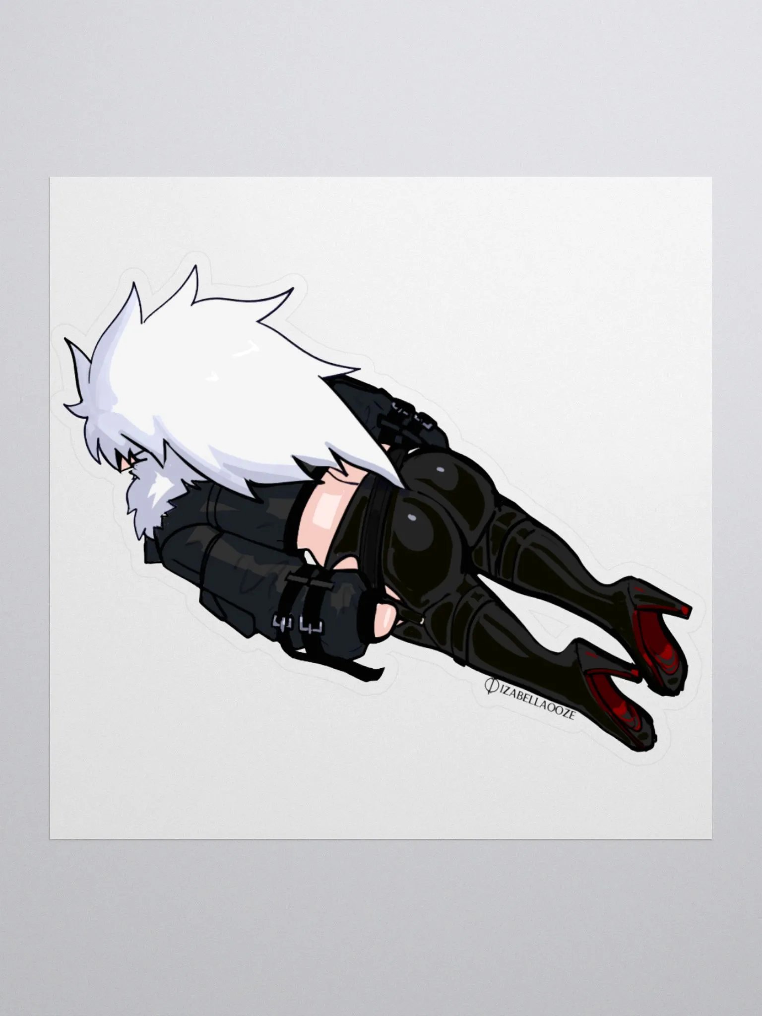 IZZY DED EMOTE STICKER product image (1)