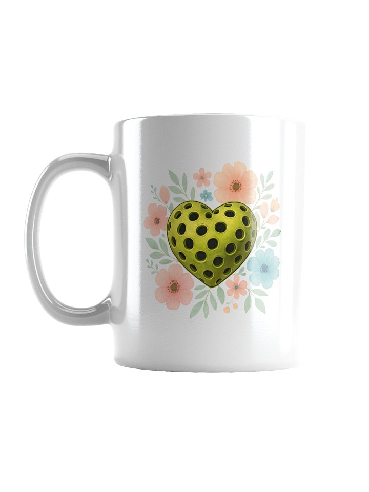 Pickleball Heart Flowers Floral Delight Mug product image (1)