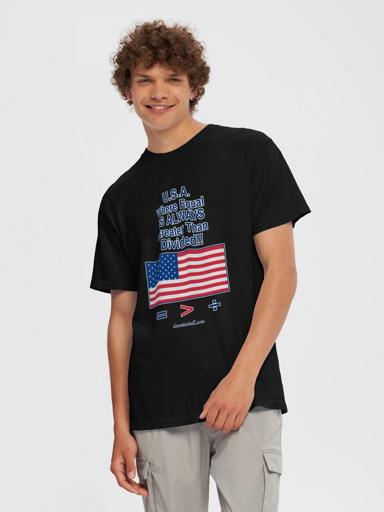 Equal Is Greater Than Divided USA Tee product image (123)
