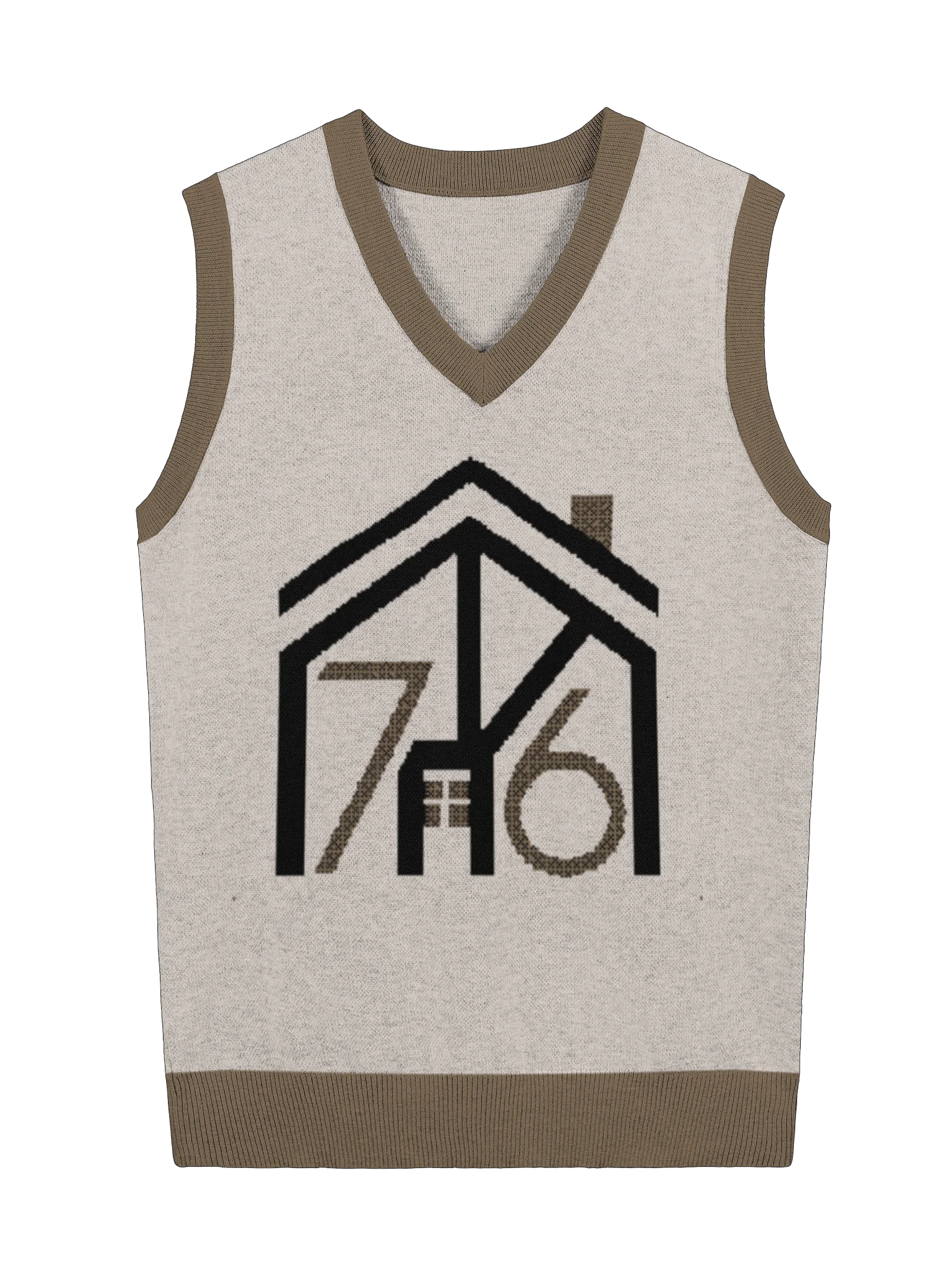 House 746 Luxury Knit Vest - Beige product image (1)