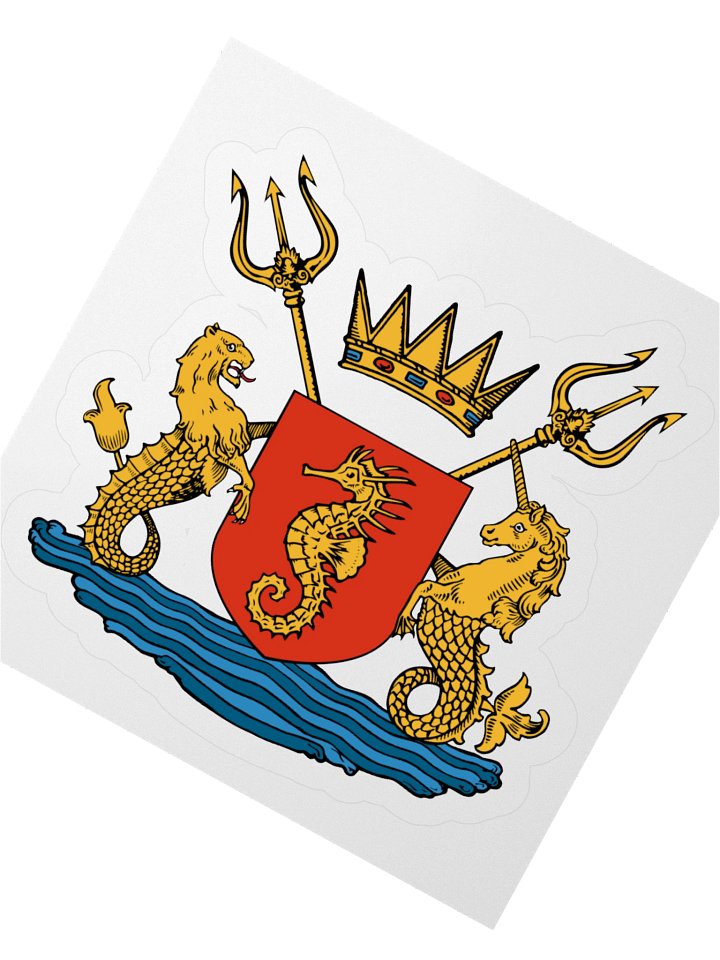 Crest of Atlantis Kiss Cut Sticker product image (5)