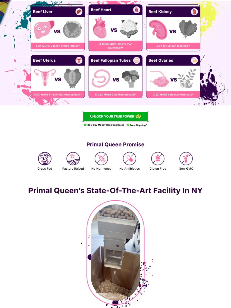 Primal Queen - Replo Landing Page Template product image (3)