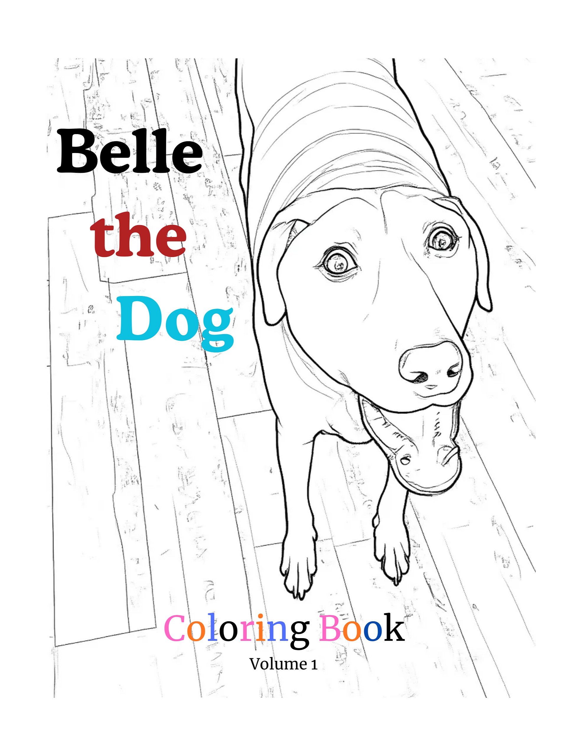 Belle Coloring Book 1 product image (1)