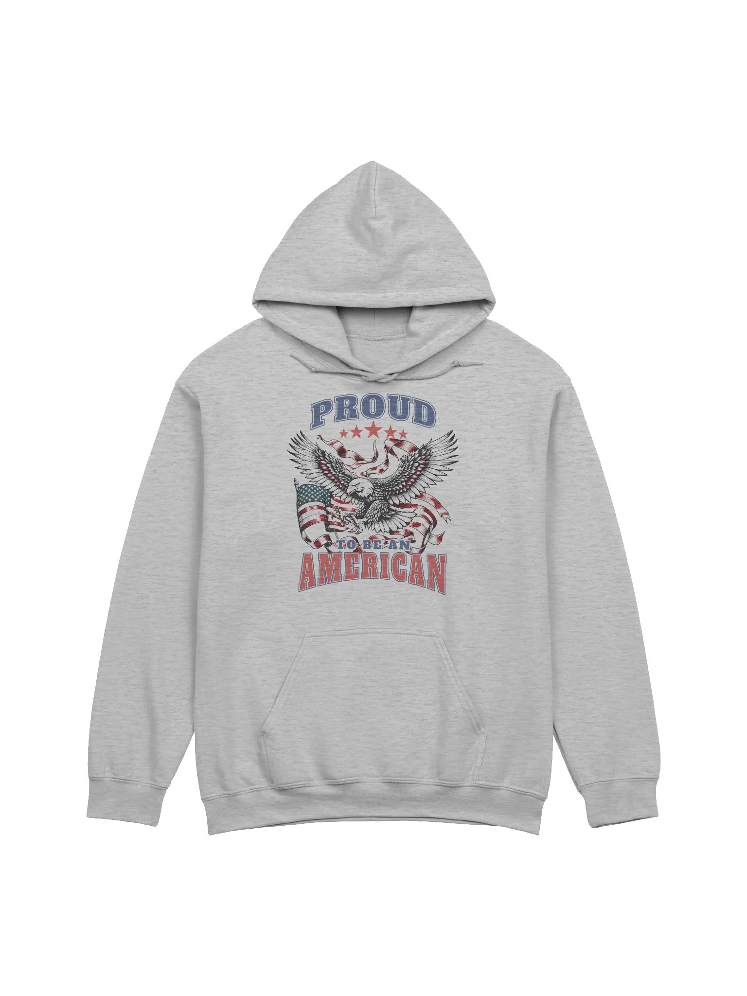 Proud to Be an American Hoodie | Patriotic USA Flag Eagle Shirt for Men & Women product image (2)