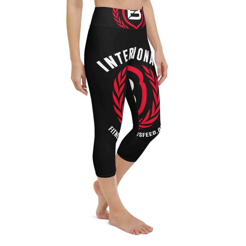 IFBNewsfeed.Org's All-Over Print Yoga Capri Leggings product image (3)