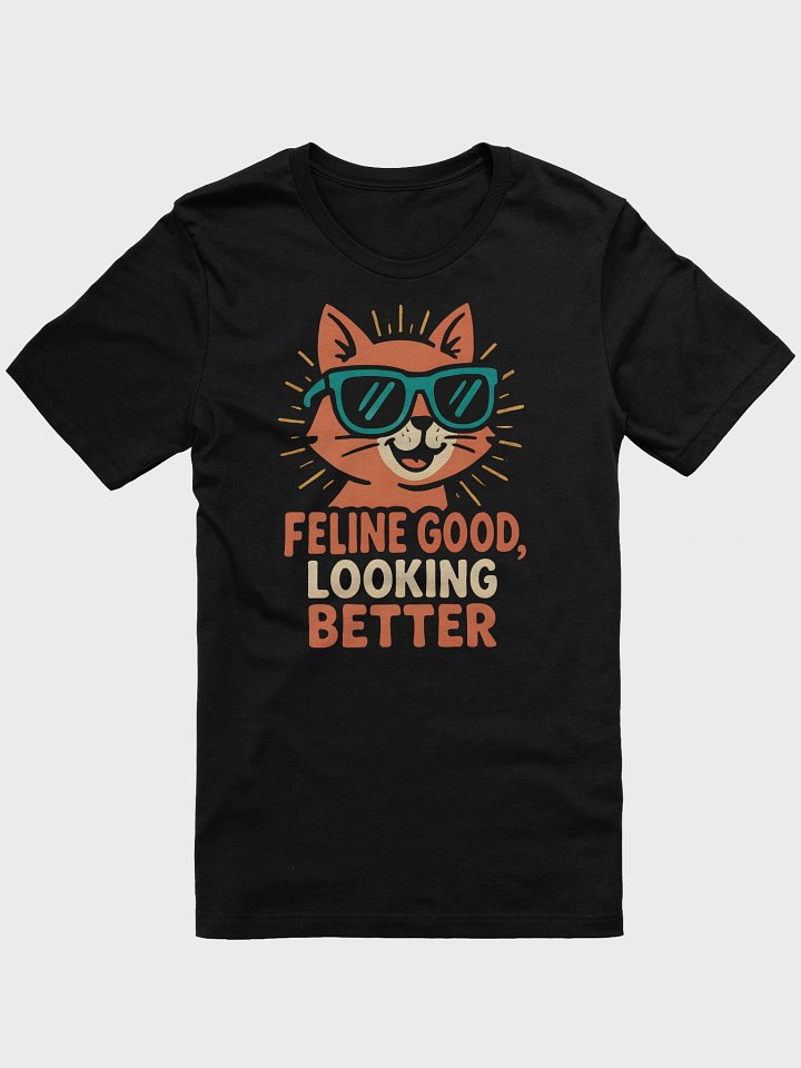 Feline Good Vibes T-Shirt product image (1)