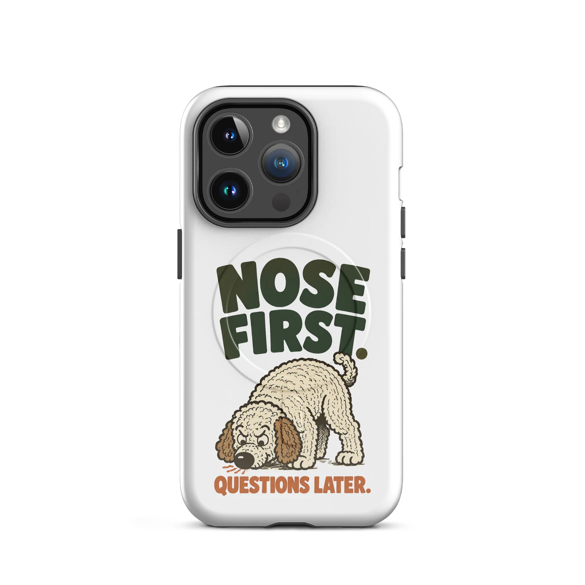 Nose First, Questions Later – iPhone Case product image (19)