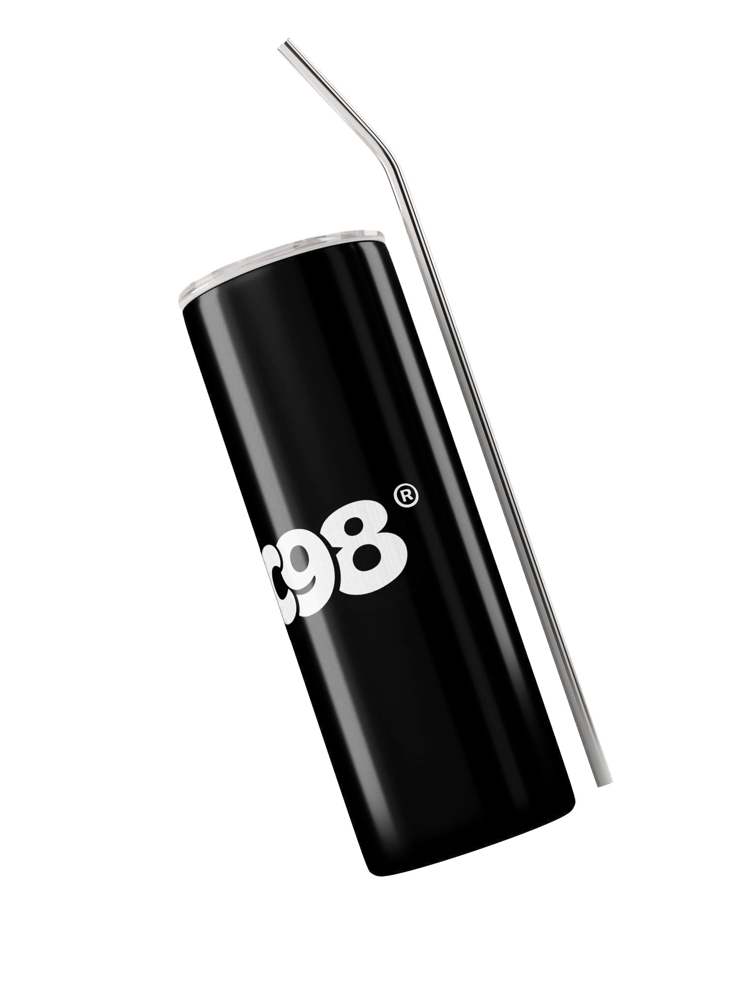 Bold White 'C98' Stainless Steel Tumbler product image (3)