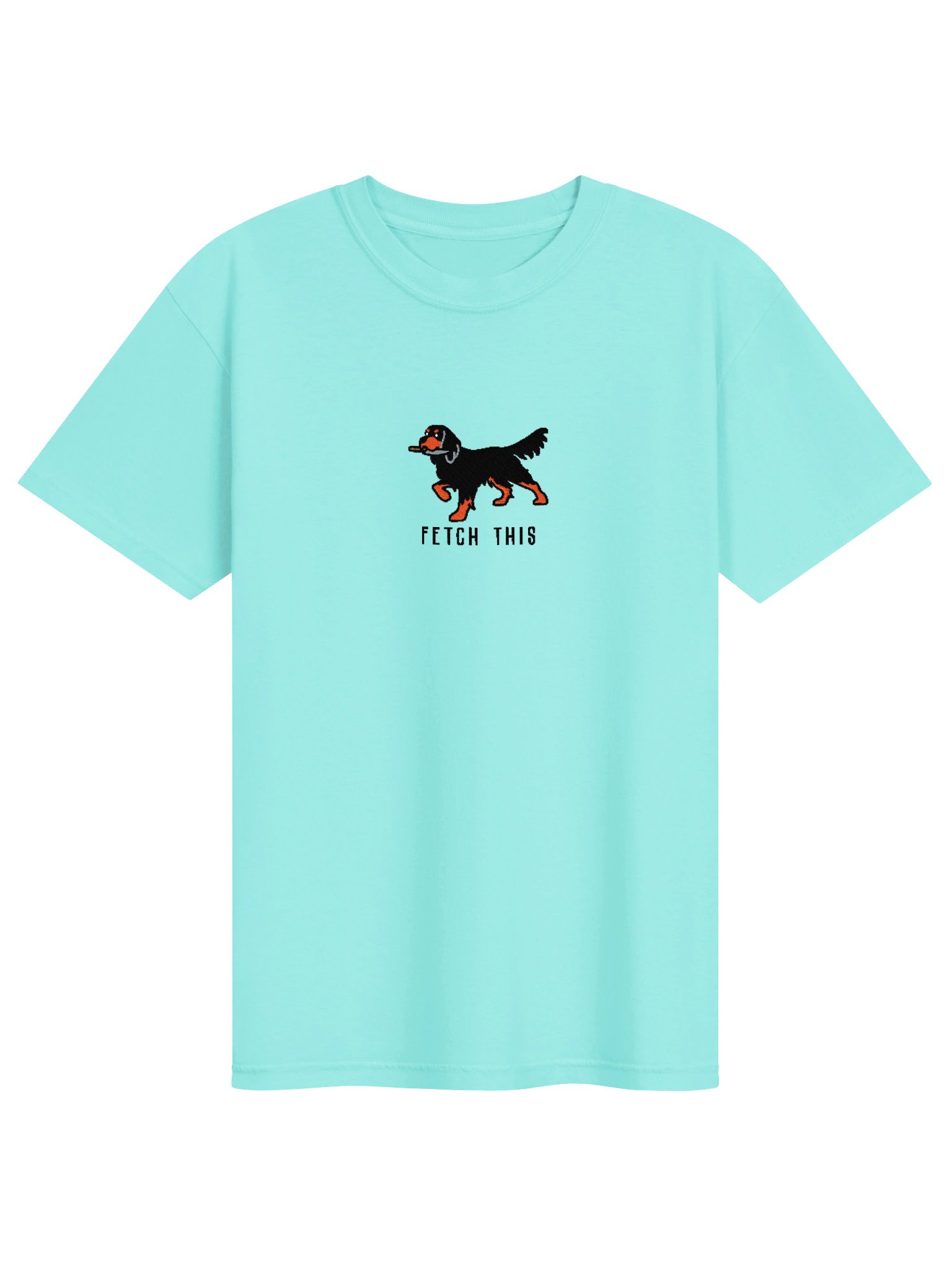 Fetch This Funny Chibi-Style Embroidered T-Shirt for Gordon Setter Owners product image (91)