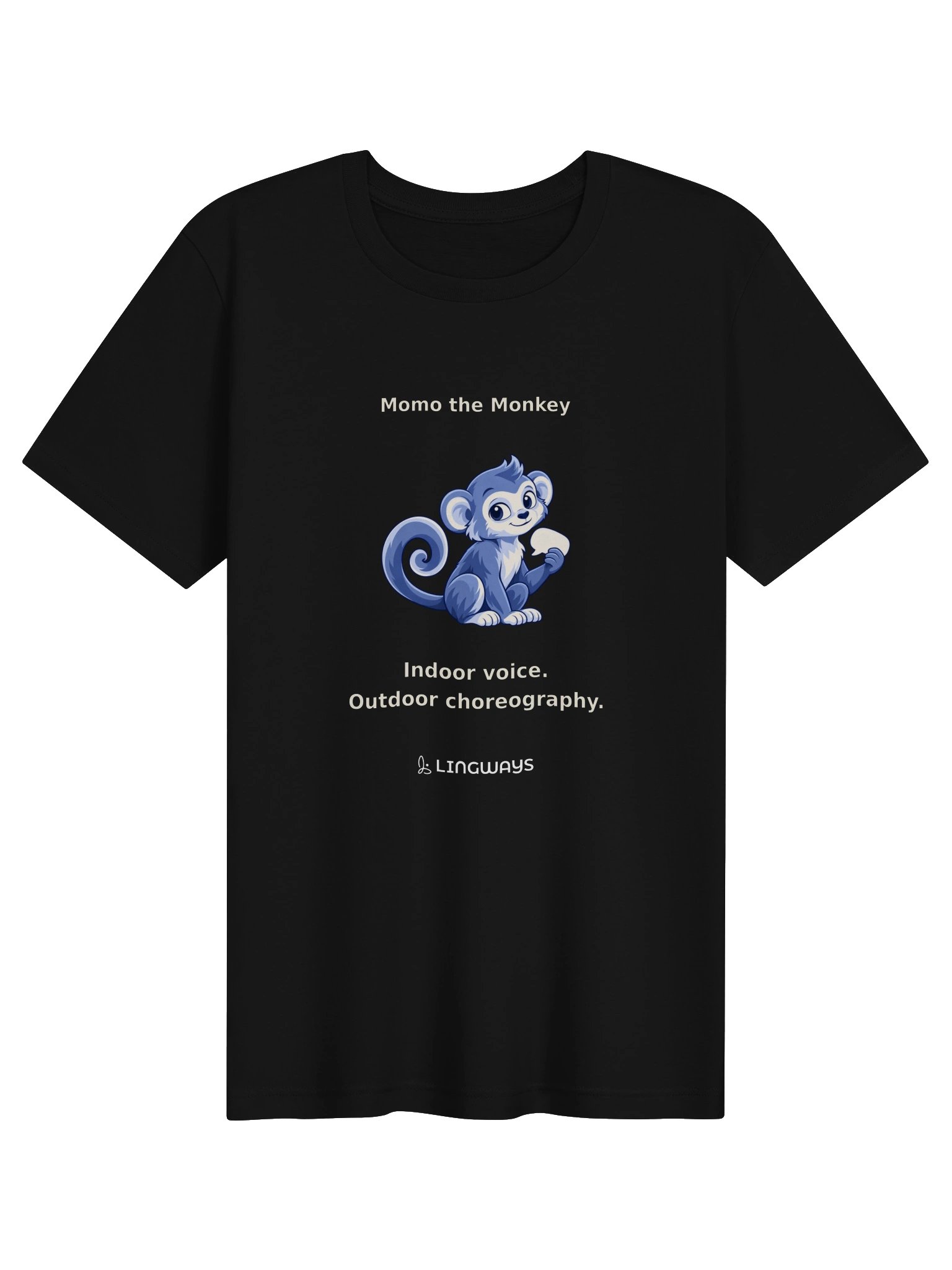 Momo the Monkey — Lingways Guide Tee product image (1)