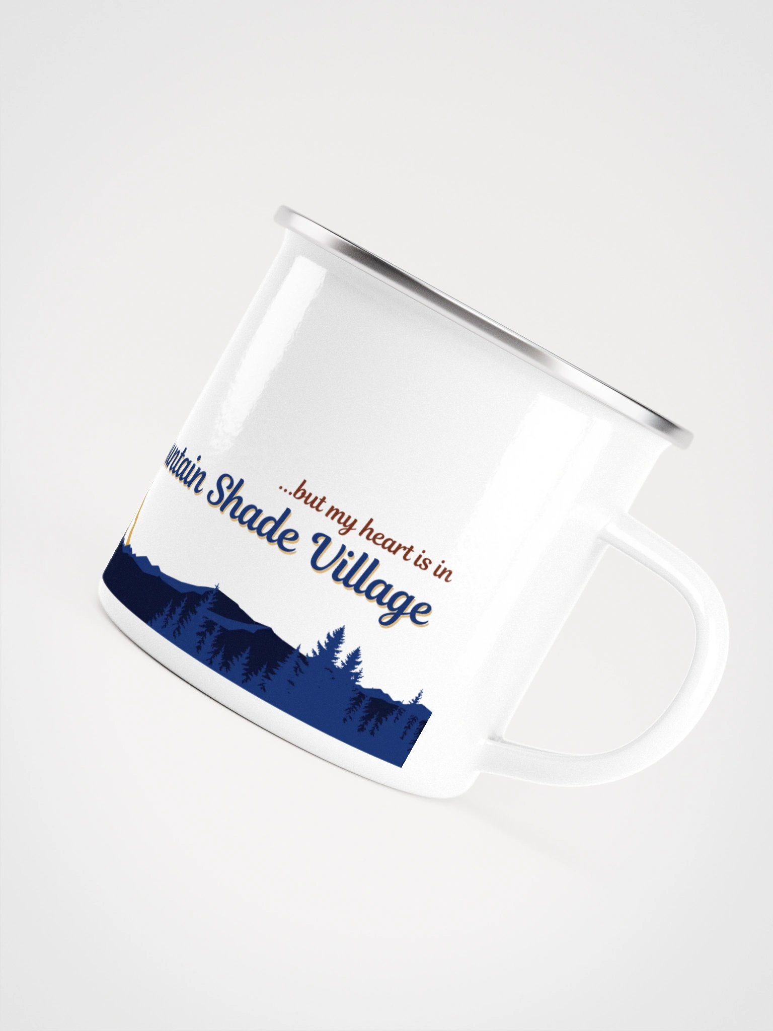 My Body is In Office Enamel Mug product image (5)