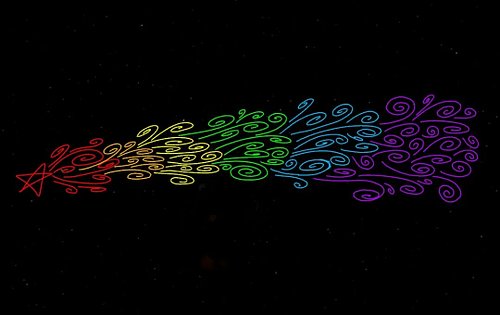 Had another little creative spark in vr, I'm really liking these stars and swirls designs