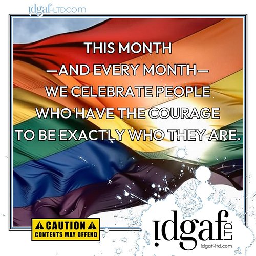 Wear your truth. 
Ignore the noise.

🌈 IDGAF Pride Edition

Because being yourself isn't up for debate.

#idgaf_ltd #PrideMon...