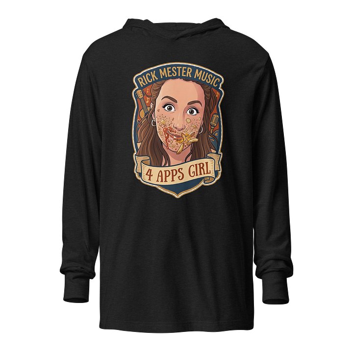 Rick Mester - 4 Apps Girl Hooded T-Shirt product image (1)