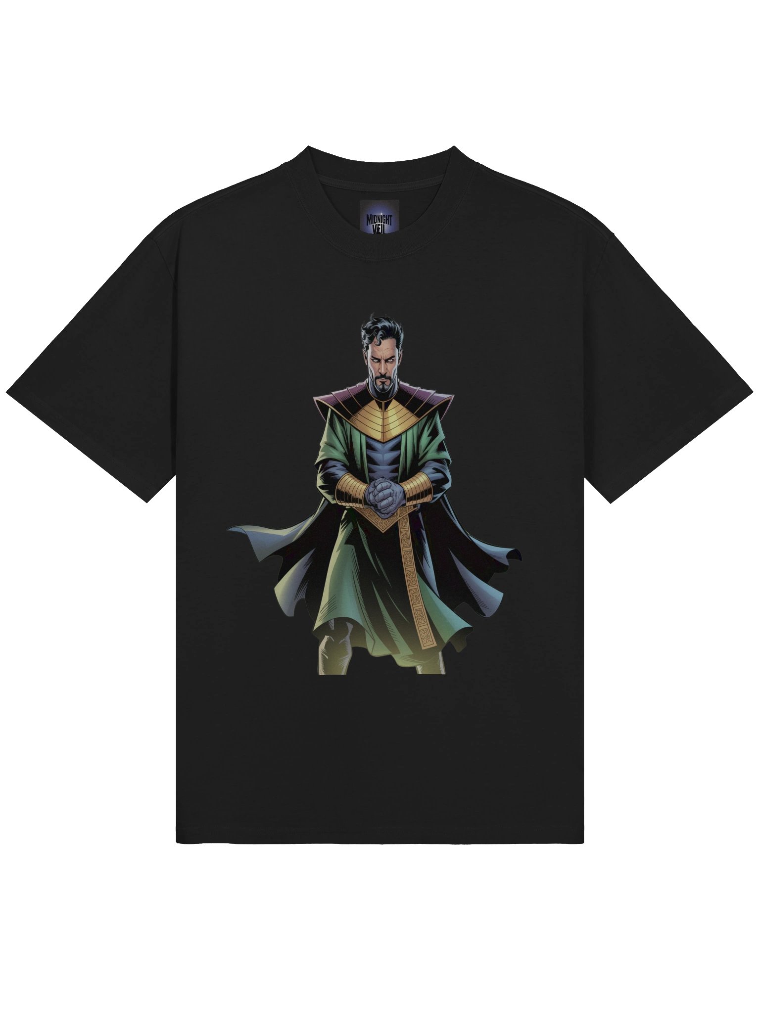 Demon's Dominion: Ra’s Al Ghul Inspired Oversized Faded T-Shirt product image (5)