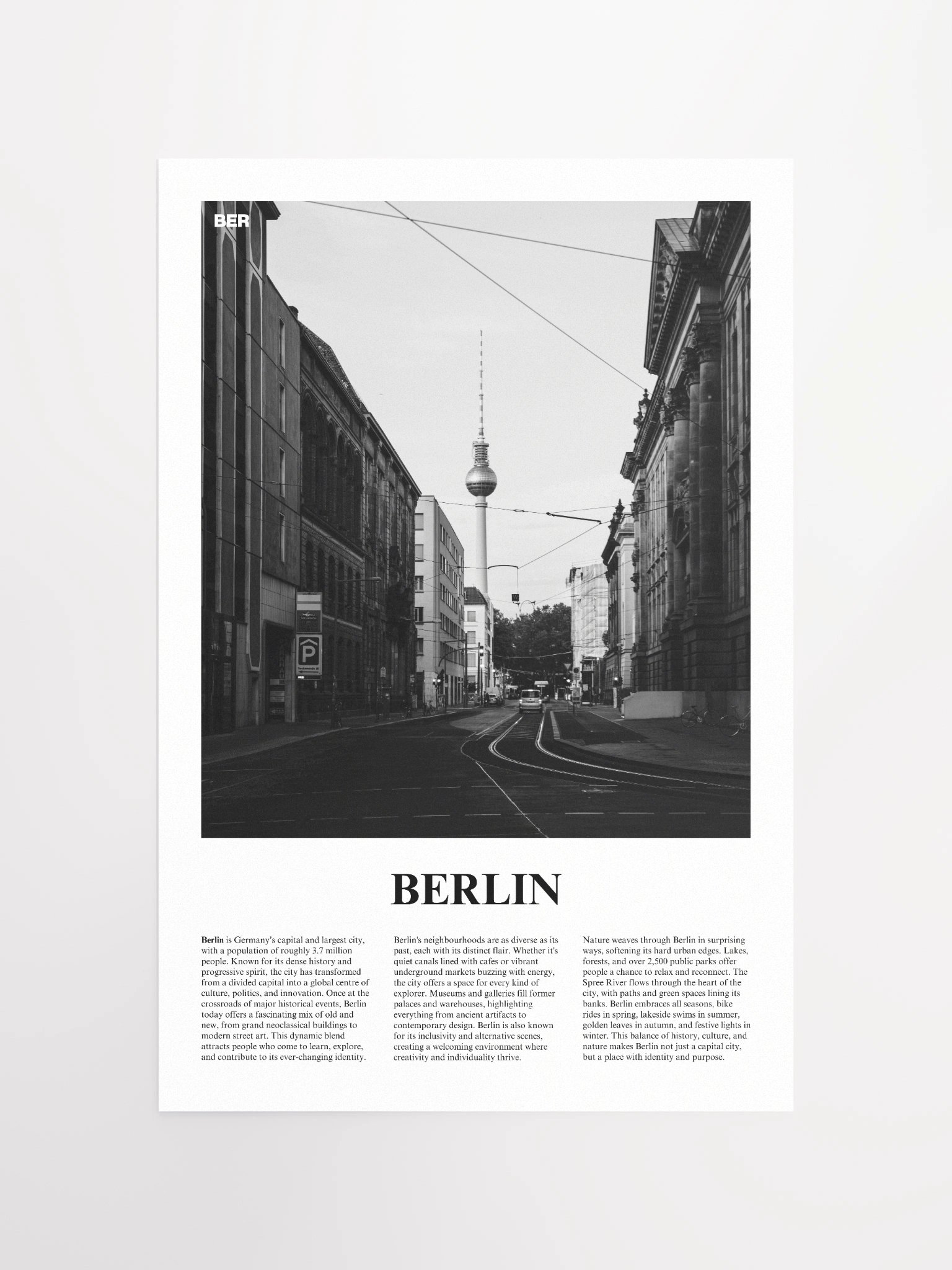 Berlin 02 Newspaper Poster product image (5)