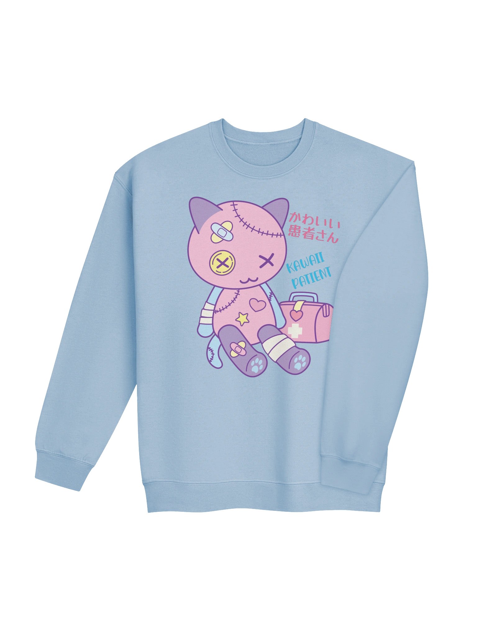 Kawaii Patient Toy Cat - Unisex Adult Sweatshirt product image (3)