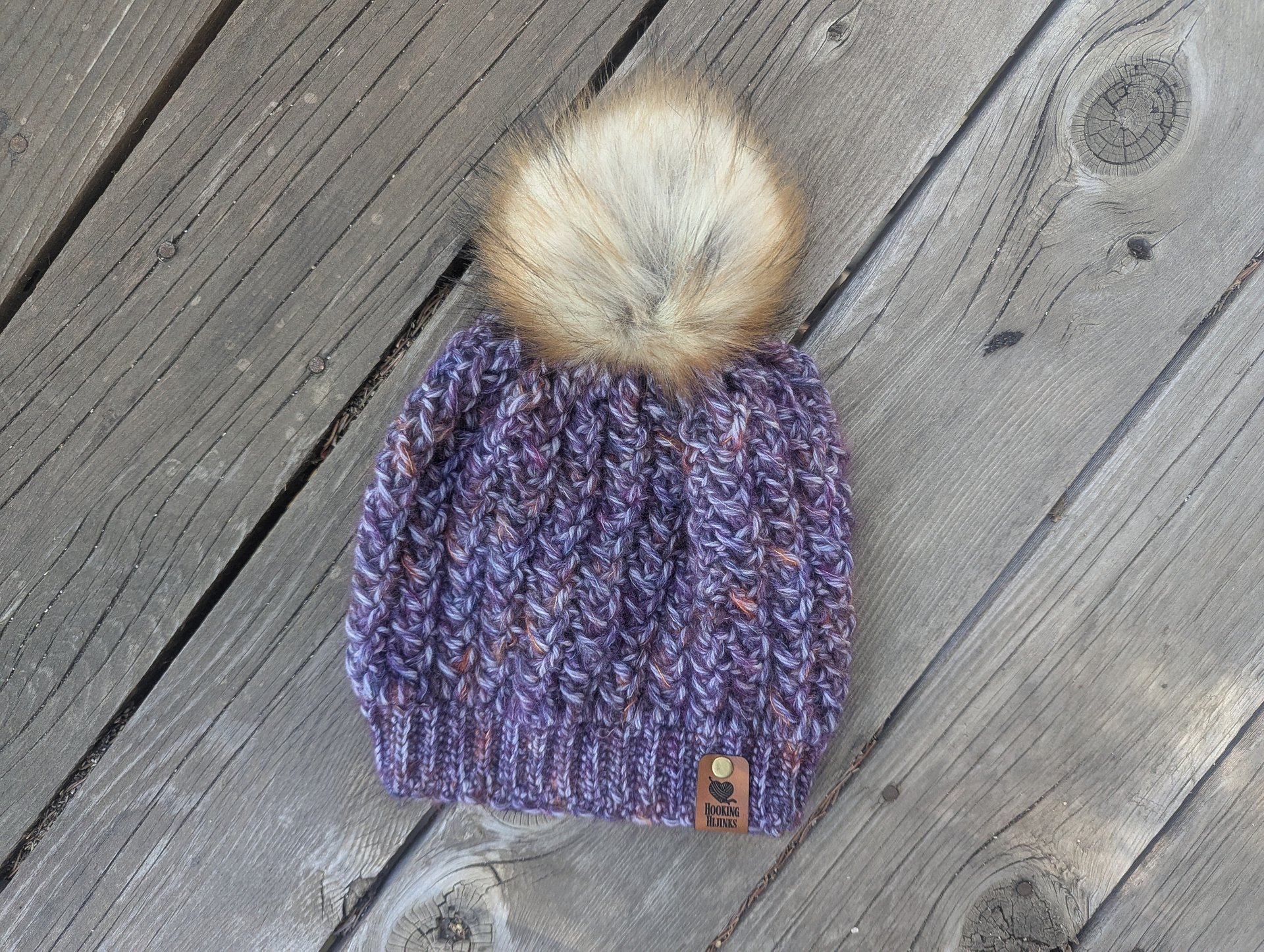 City Stroll Beanie - Purple Mohair product image (1)