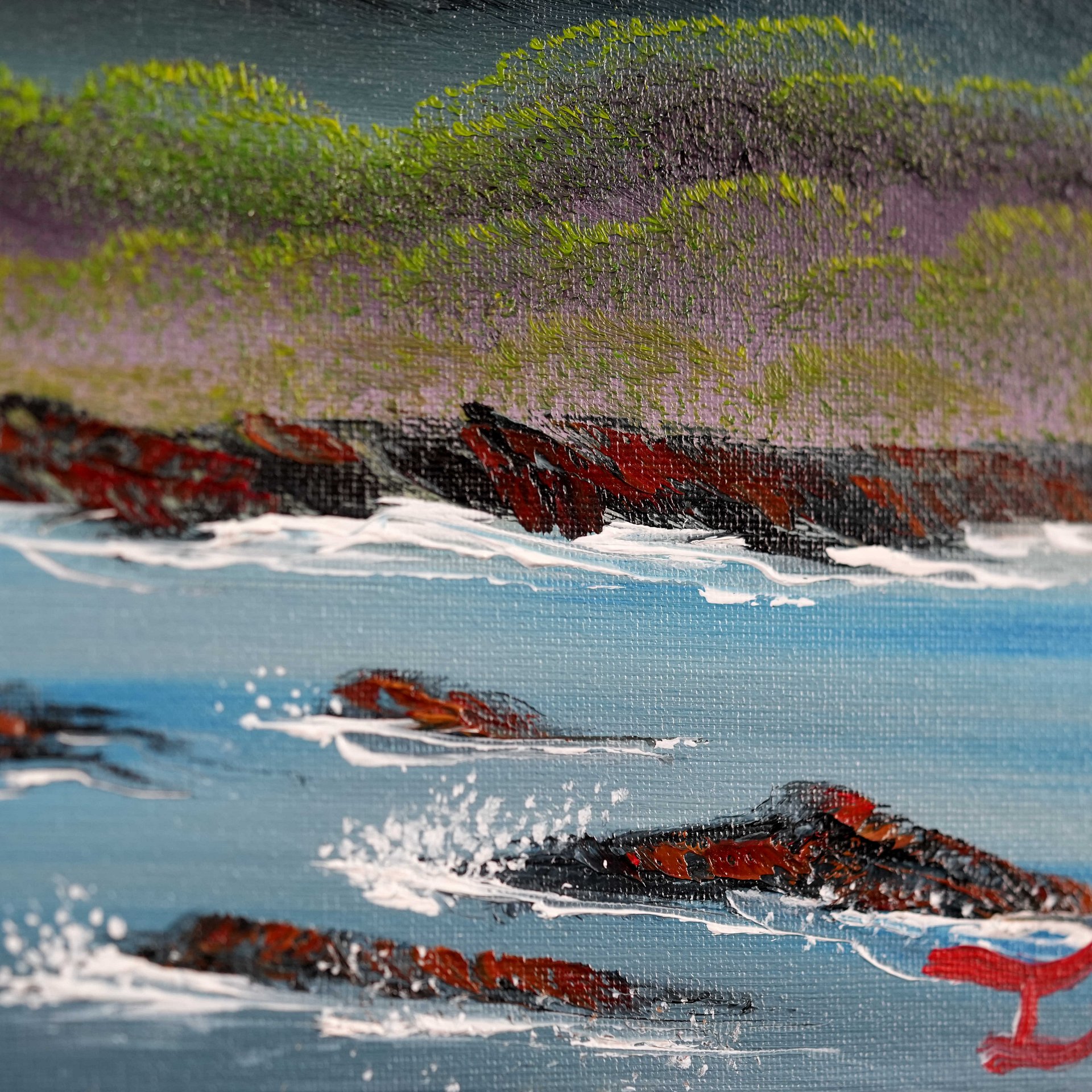 The Canyons River (Original) 12x12 Canvas product image (4)