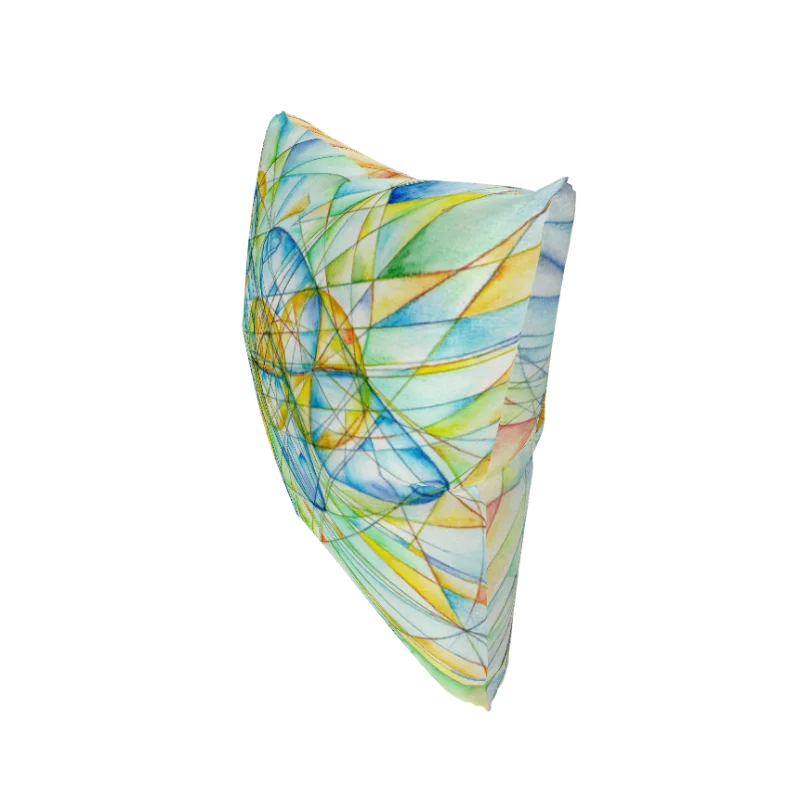 Poinsot's Paper Spaceship 1+2 - Physics of the Gyroscope Pillow product image (5)