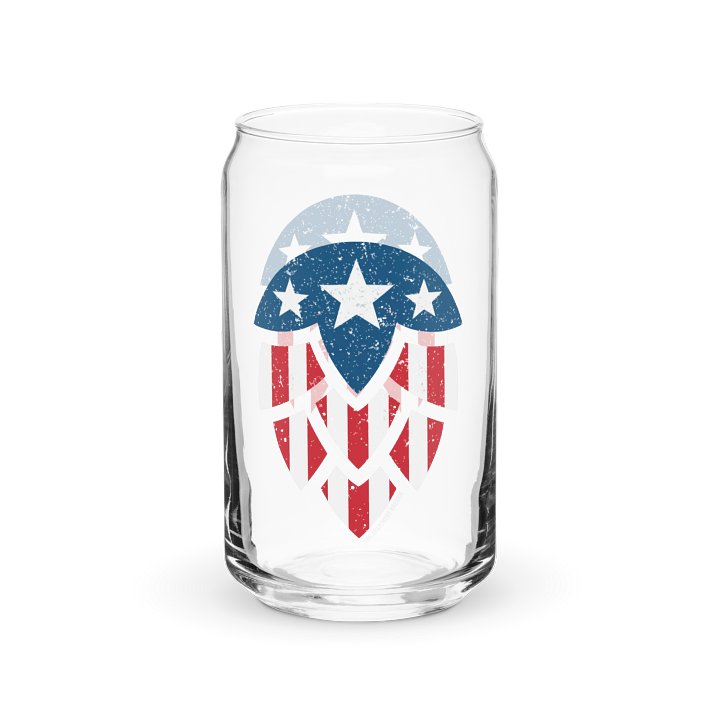 Patriotic Hop Can-Shaped Glass product image (1)