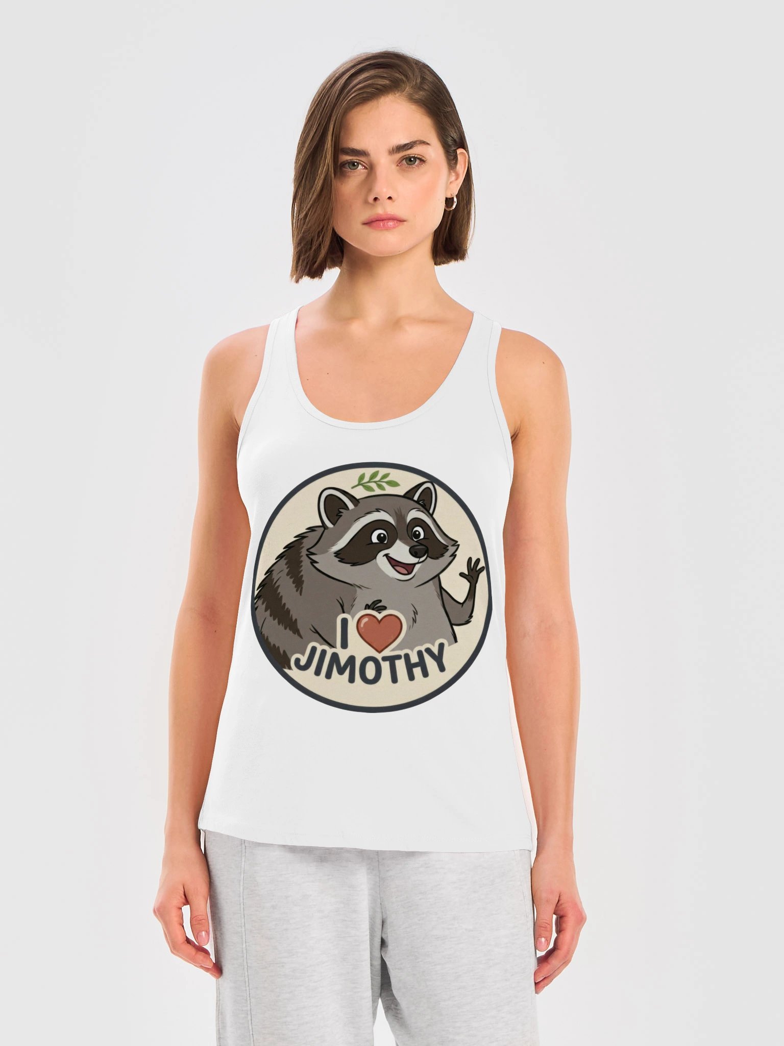 I Love Jimothy Women's Racerback Tank product image (4)