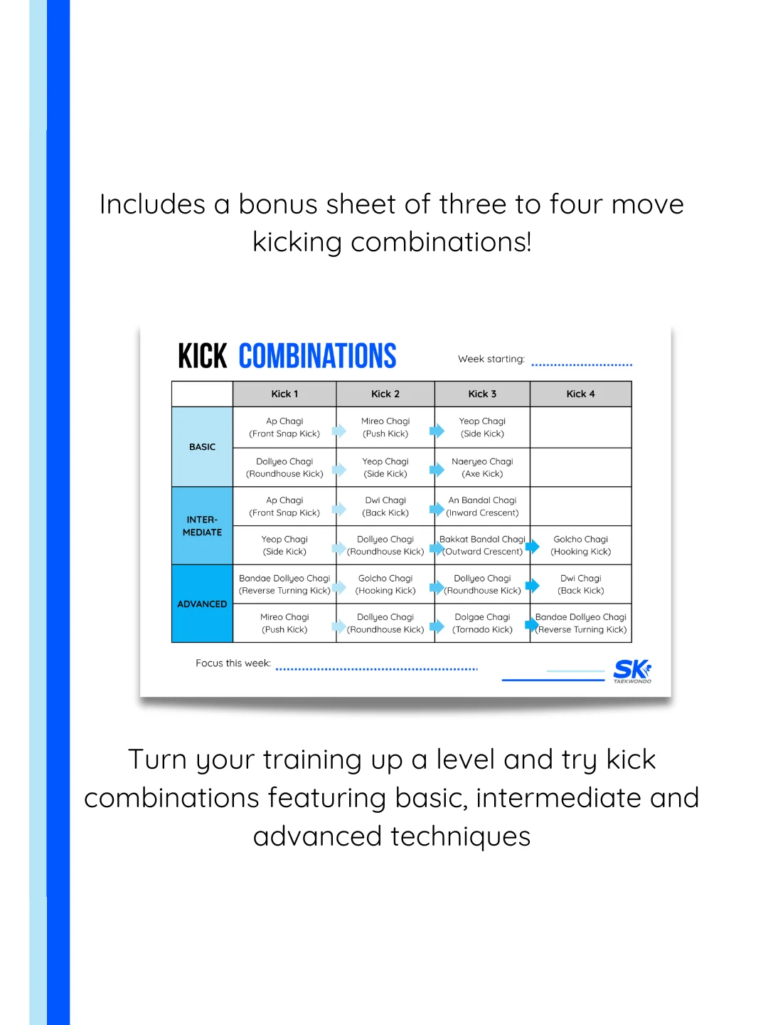 Kick Log Printable Pack product image (3)