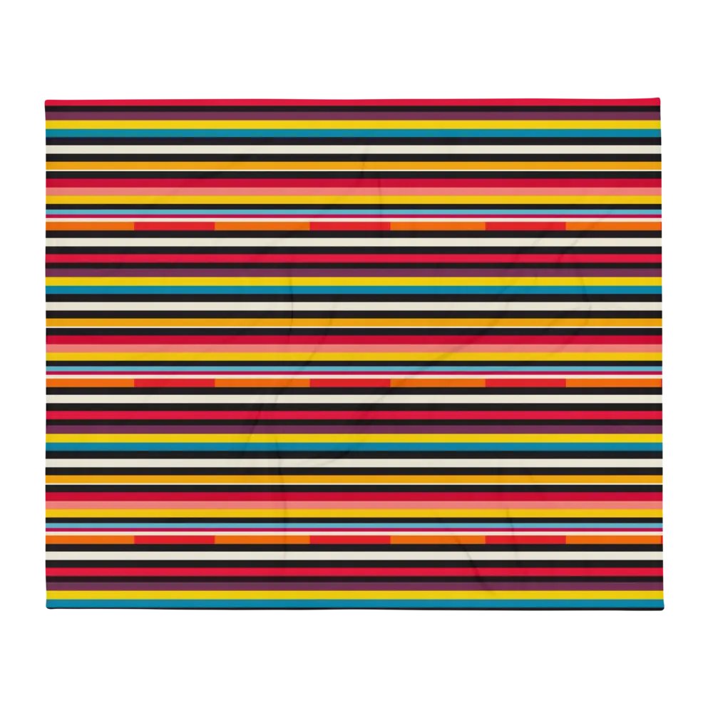 Stripes of Autism Blanket product image (2)