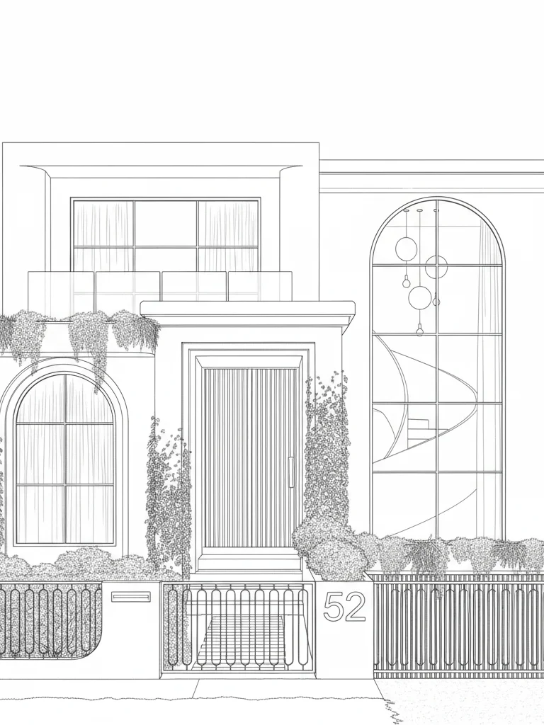 Arabic House coloring book product image (3)