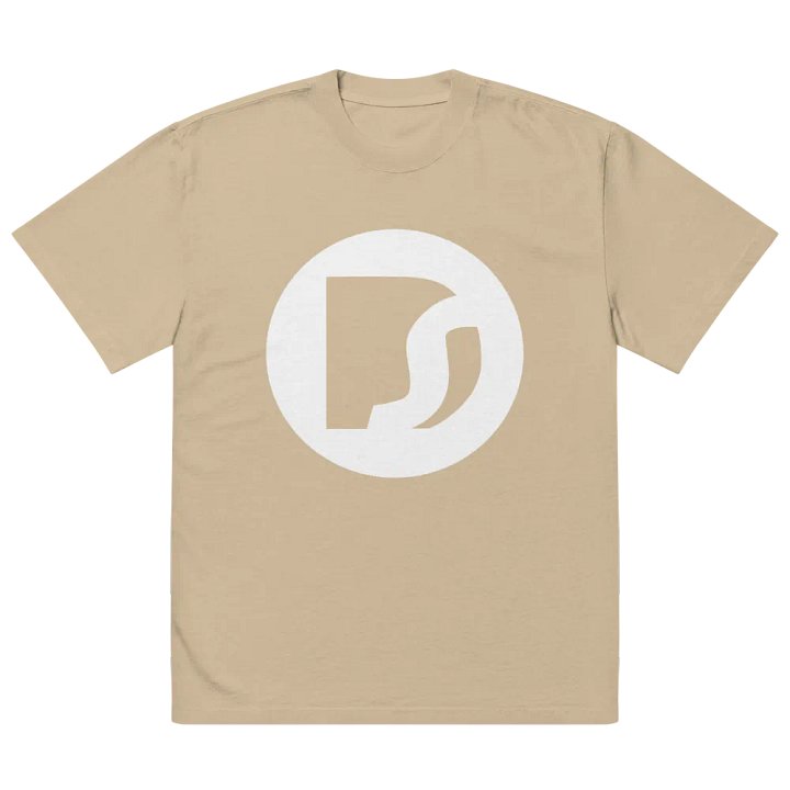 DS OG Logo Oversized Tee White/Faded Khaki product image (2)
