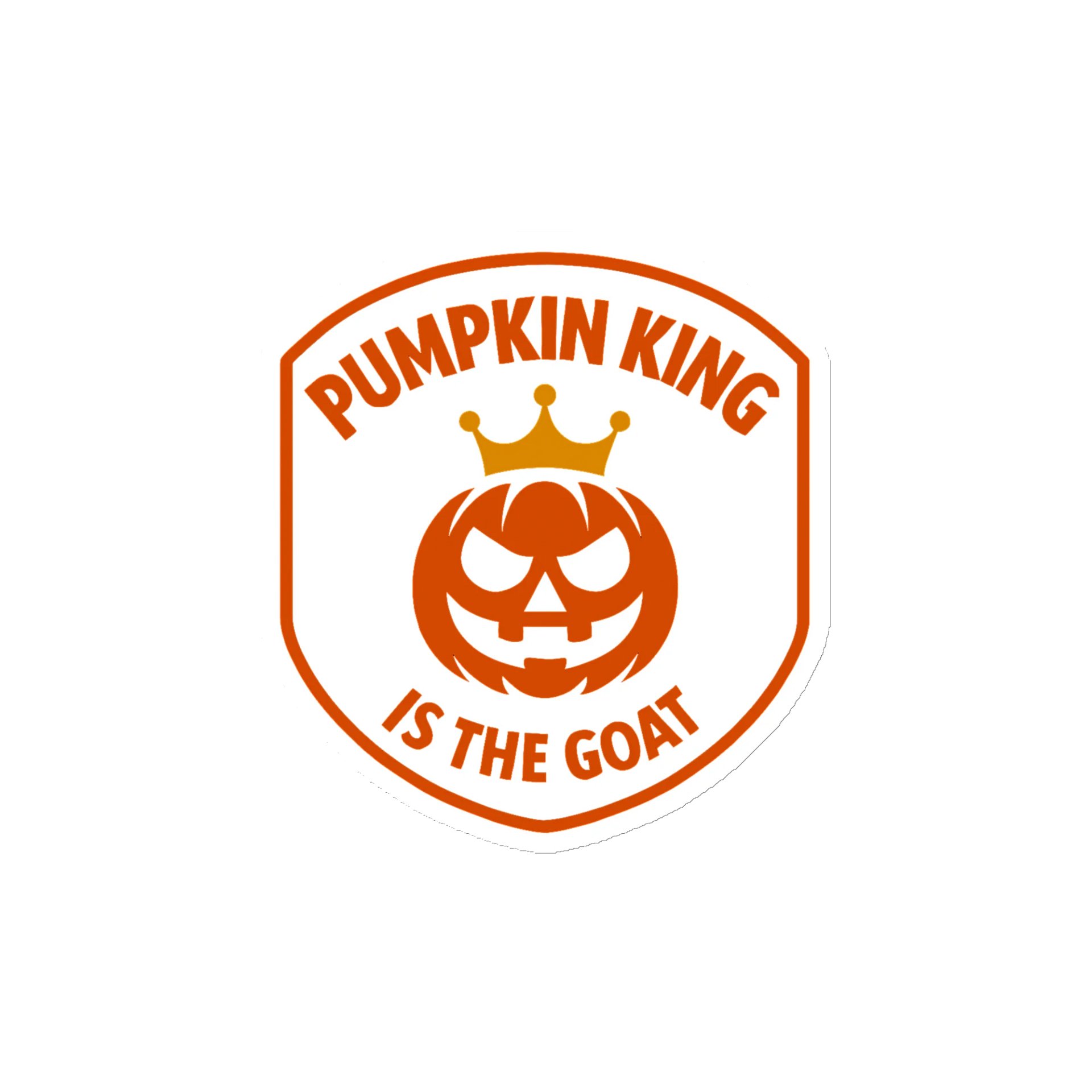 Pumpkin King White Magnet product image (1)