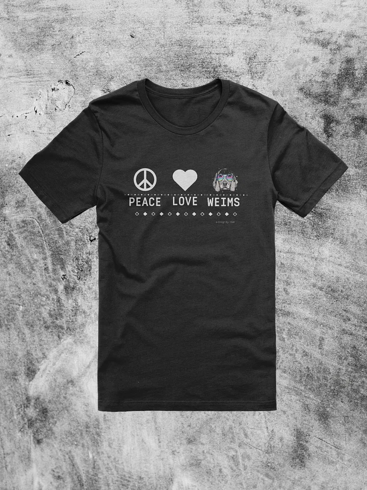 Peace Love Weims - Bella+Canvas Supersoft T-shirt product image (1)