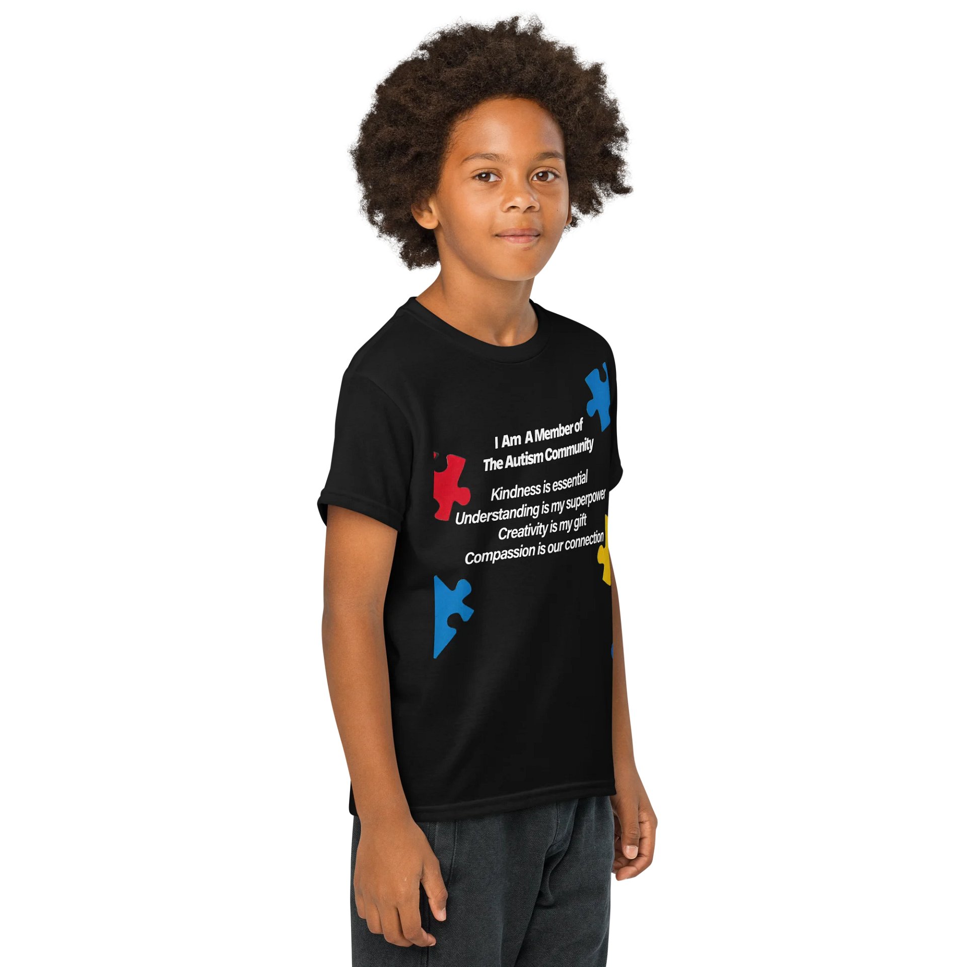 I'm Part of the Autism Community Kids T-Shirt product image (5)