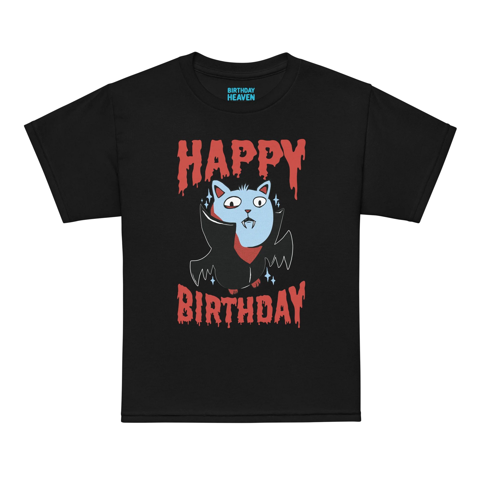Happy Birthday (Vampire Cat) T-Shirt For Kids product image (7)