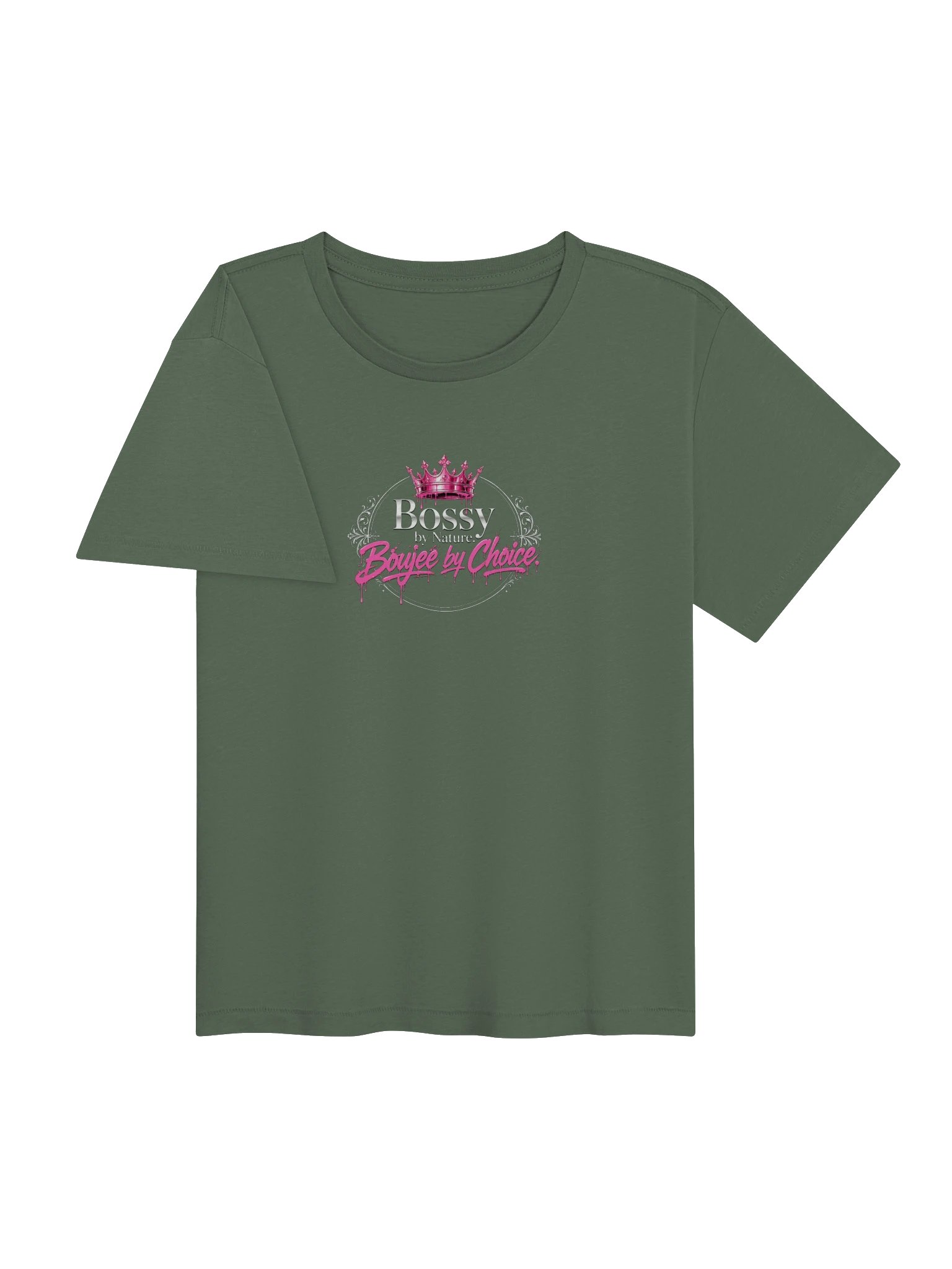 Bossy & Boujee Women's High-Waisted Tee product image (8)
