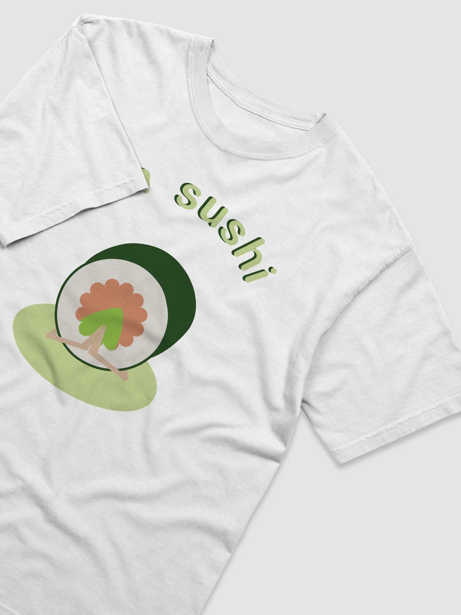 Kawaii Style Om Sushi Funny T Shirt product image (54)