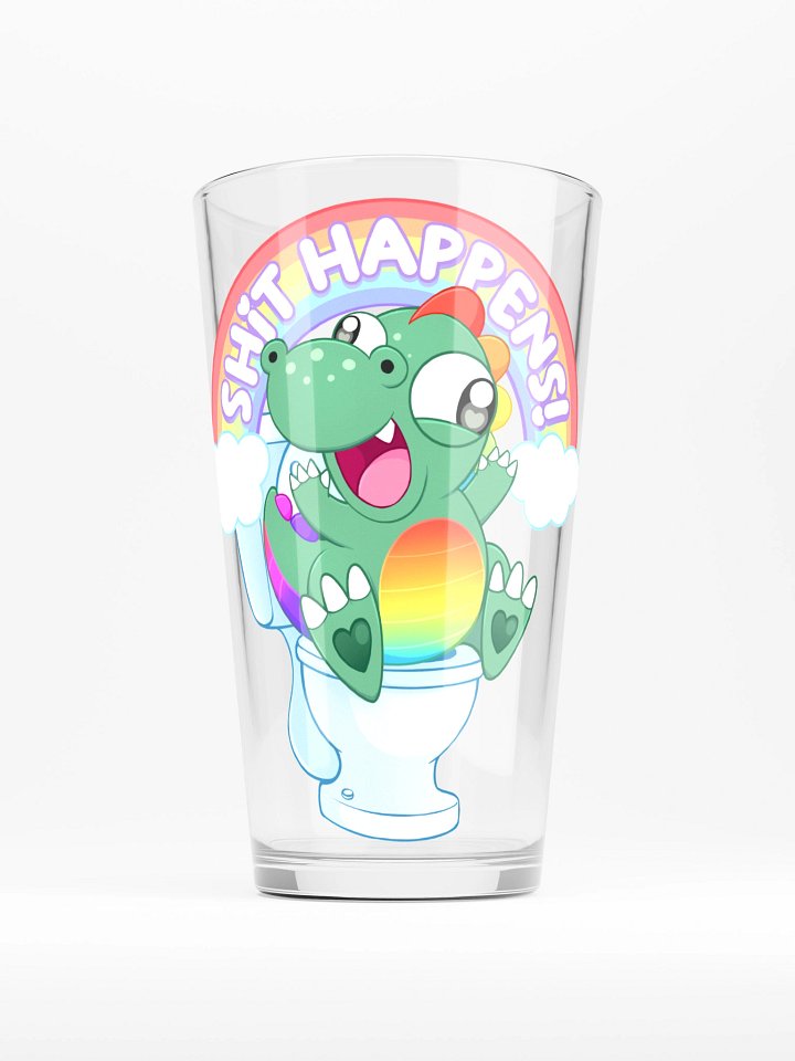 Shit Happens Pint Glass product image (1)