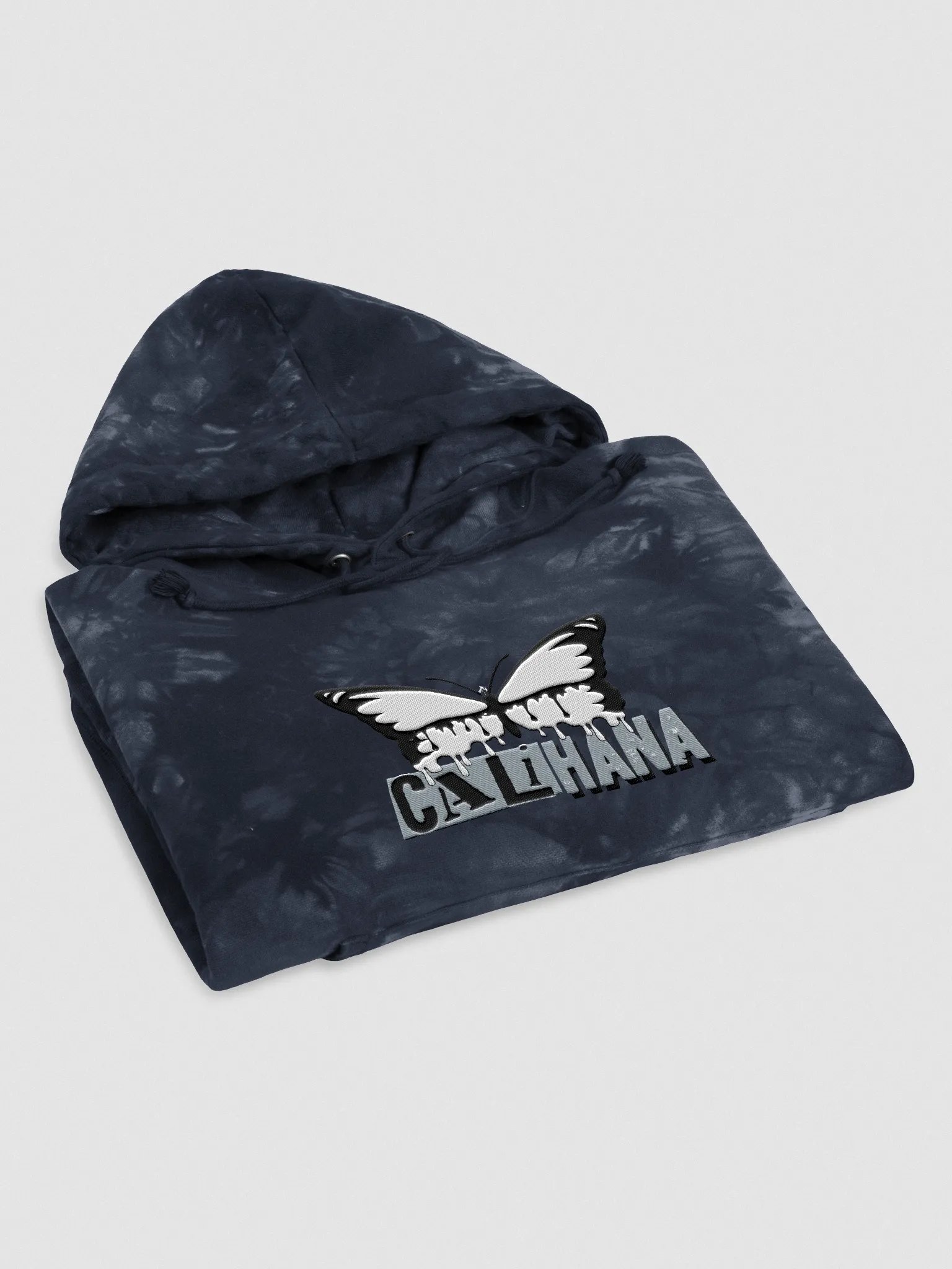 WB x Calihana Tie-Dye Hoodie (B&W) product image (3)