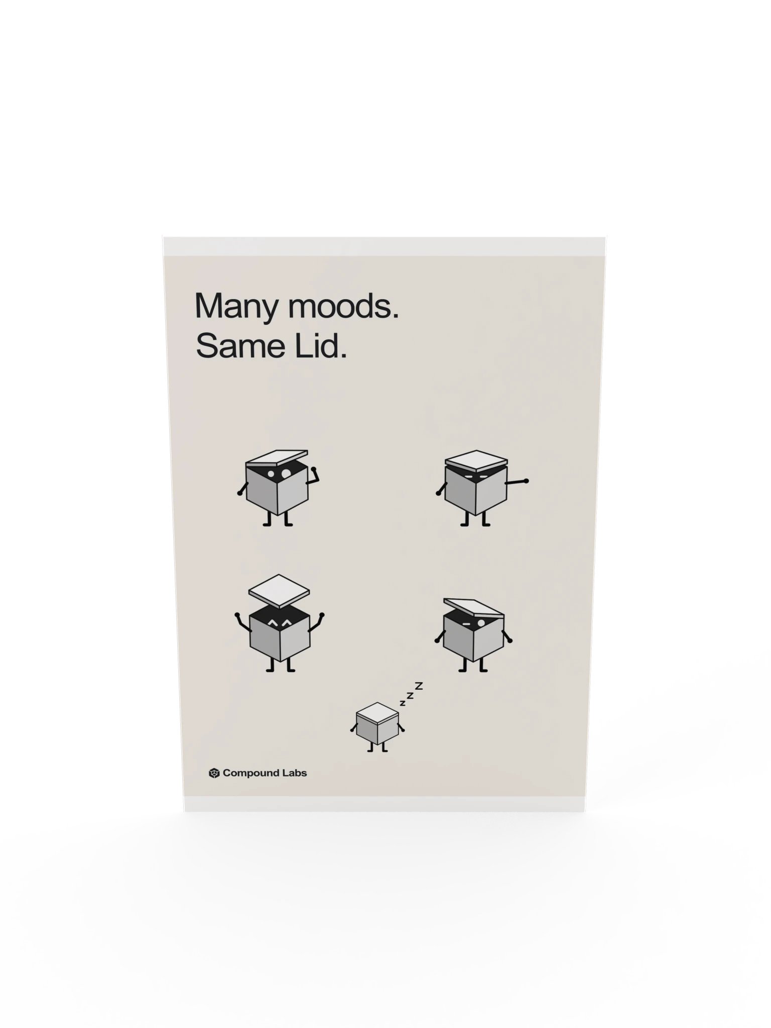 Many moods. Same Lid. — poster product image (5)