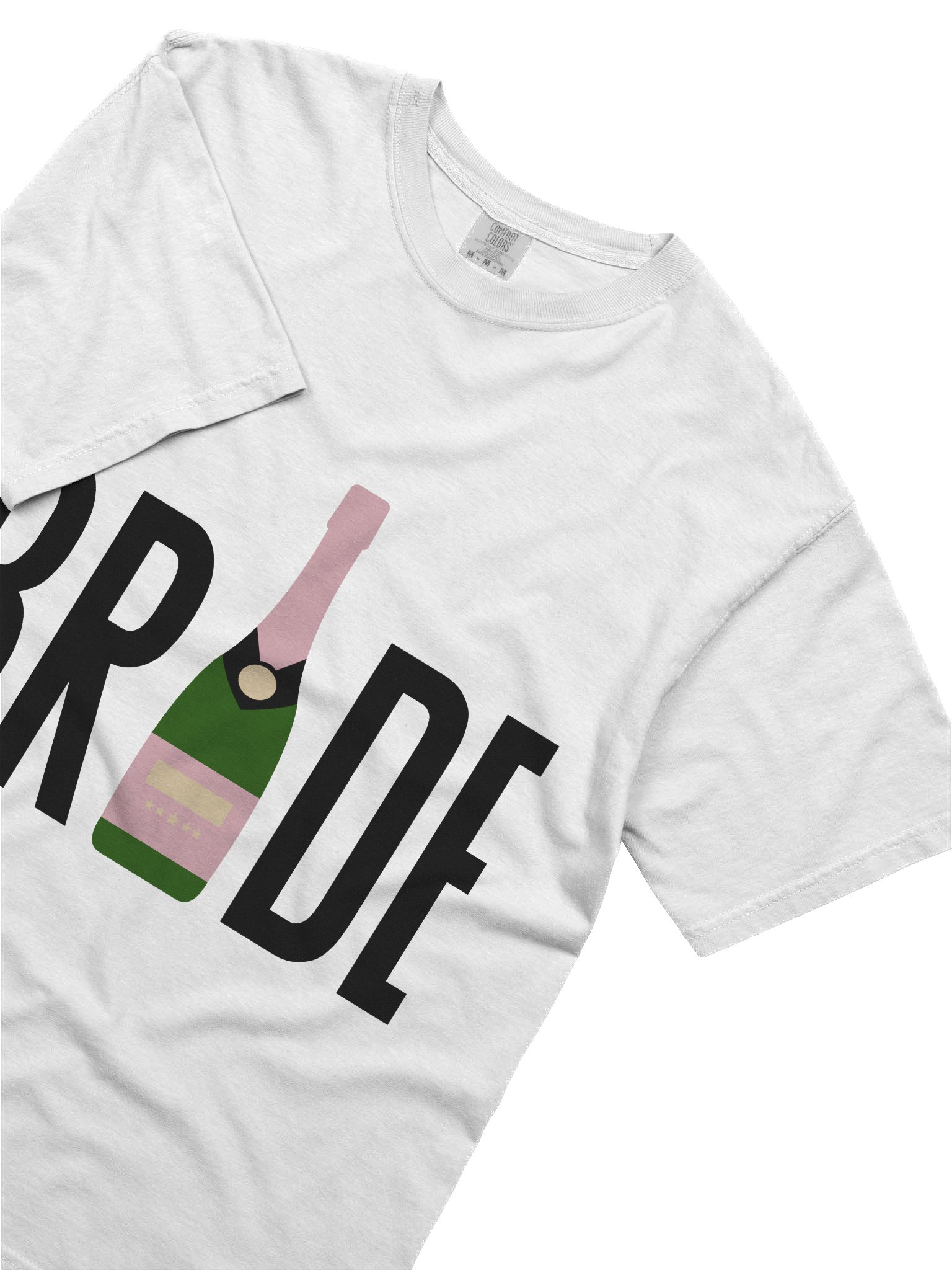 👰🏼‍♀️🍾 BRIDE Champagne Bottle Shirt | Bachelorette Party Tee, Bridal Shower Outfit, Bride To Be Graphic T-Shirt product image (24)