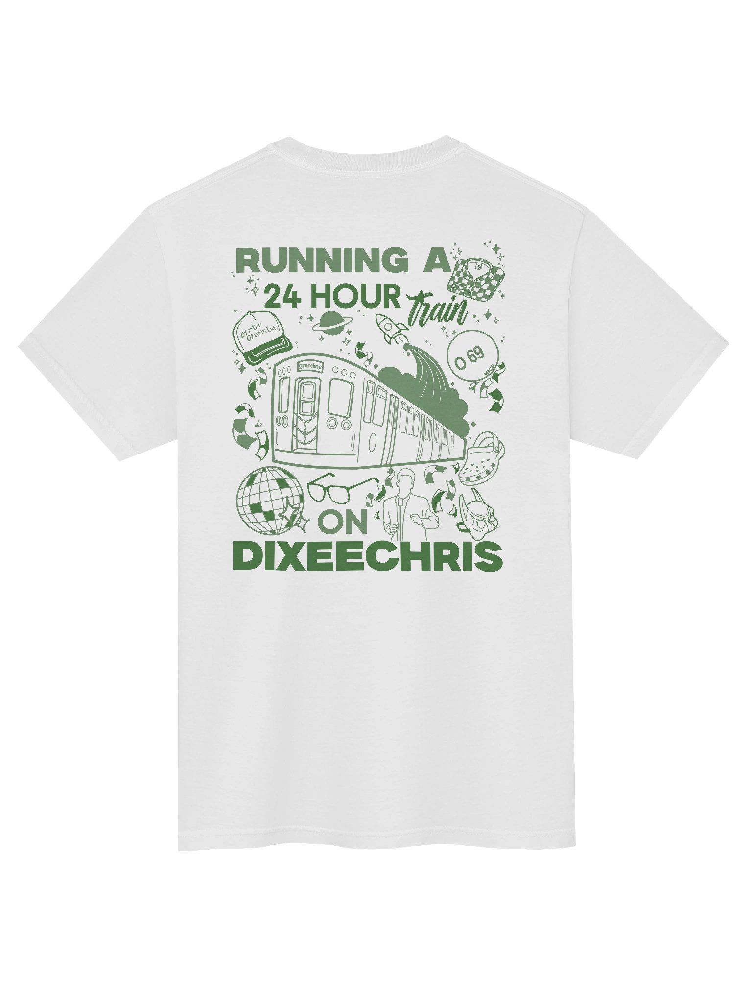 24hr Train Pocket Tee - Green product image (3)