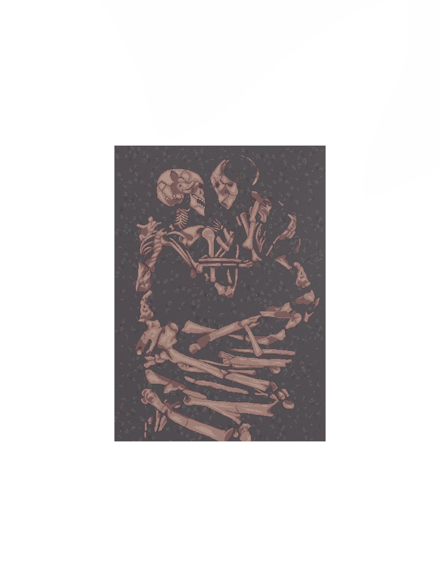 Valentine's Skeletons Print product image (1)