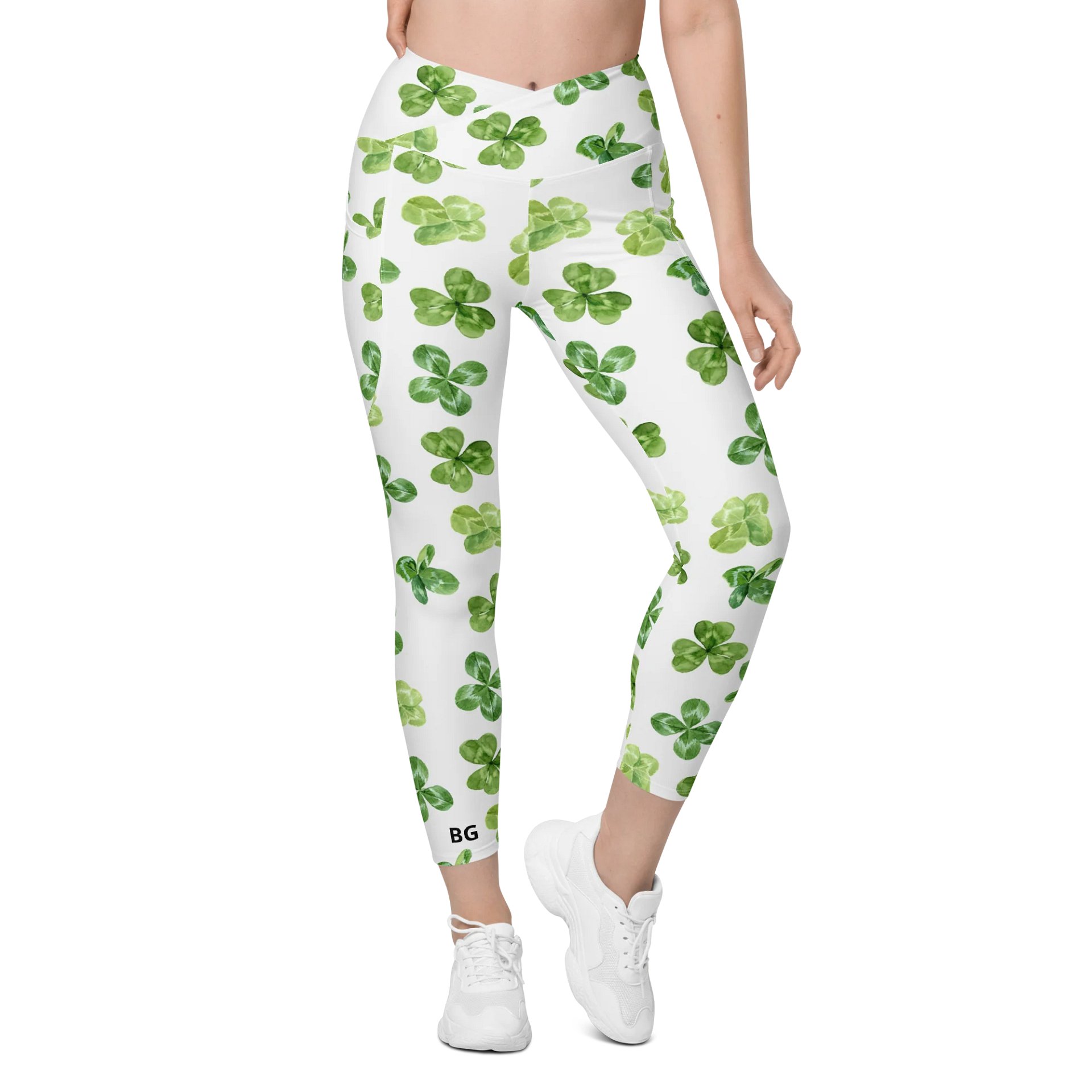 Barry Grady 'Lucky Clover' All-Over Leggings with Pockets product image (1)