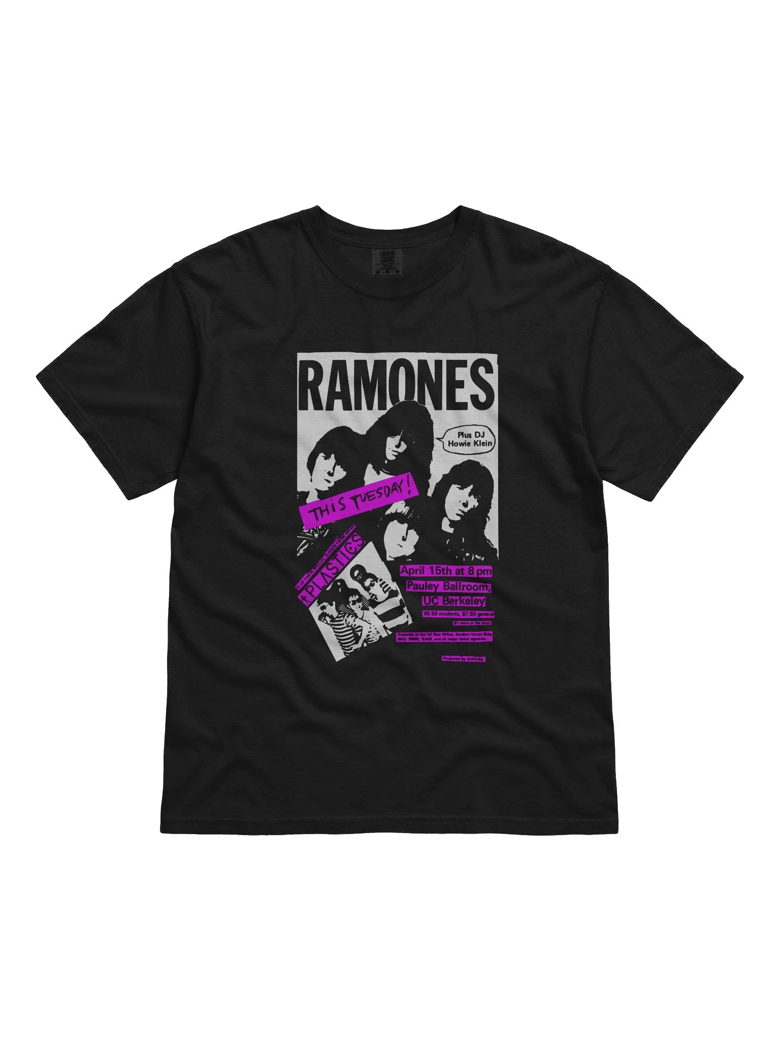 Ramones - Pauley Ballroom, UC Berkeley, California, April 15, 1980 product image (1)