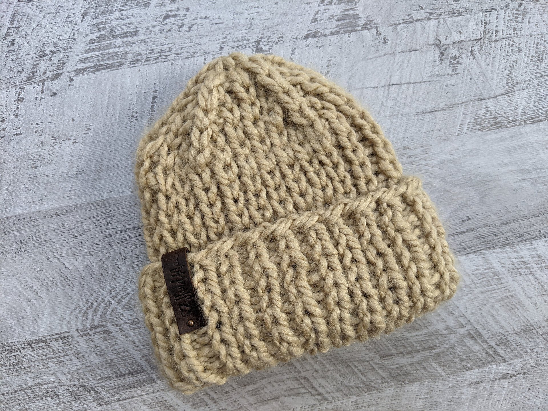 Double Brim Bulky Hat Knitting Pattern product image (8)
