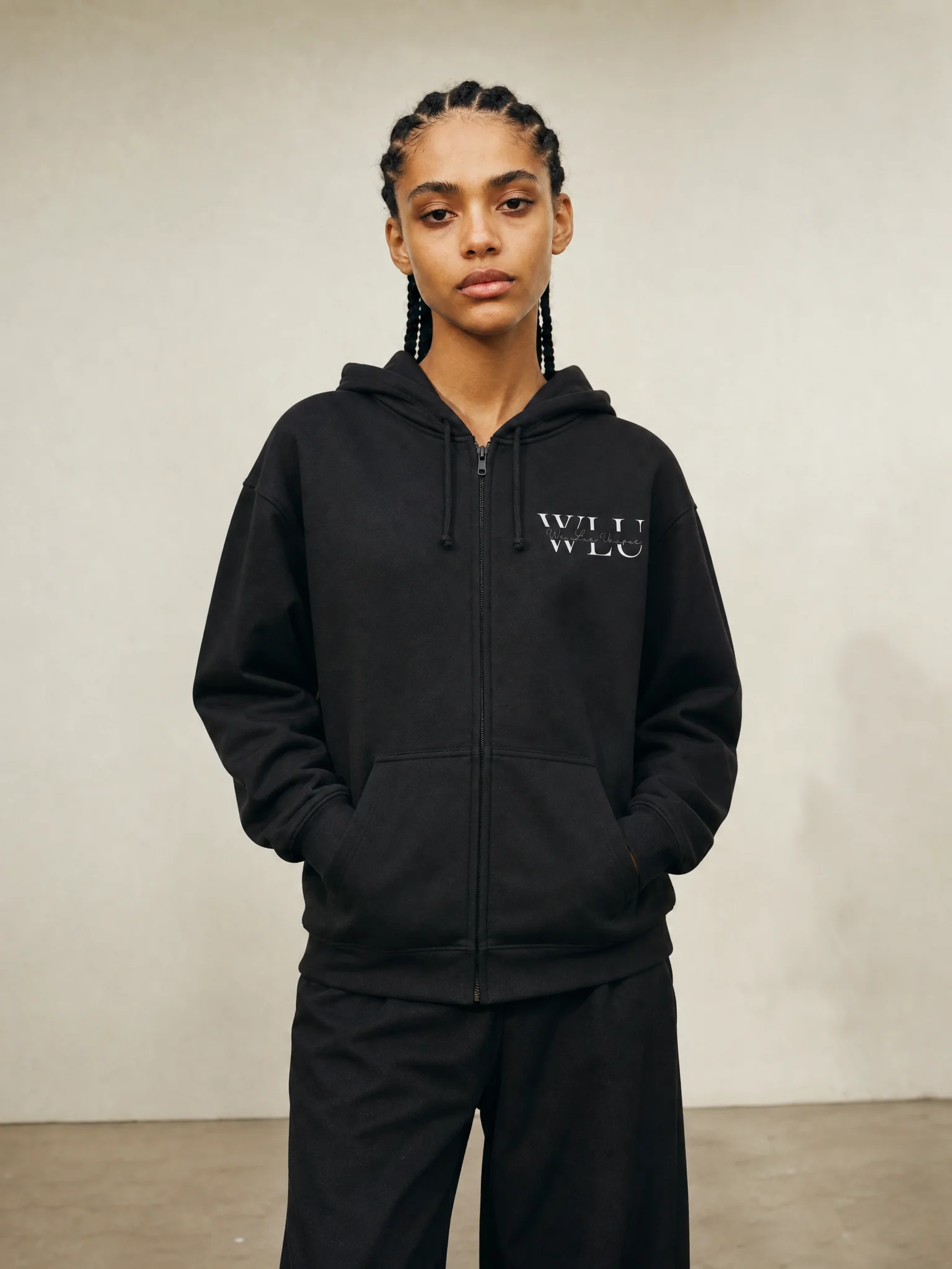 WLU Unisex Heavy Blend Zip Hoodie product image (2)
