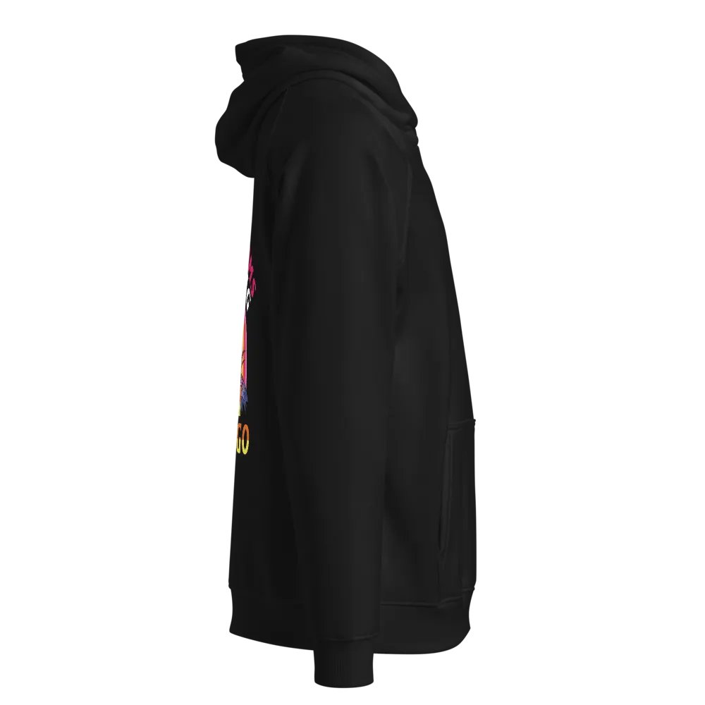 Mushroom Calling Eco Raglan Hoodie product image (4)