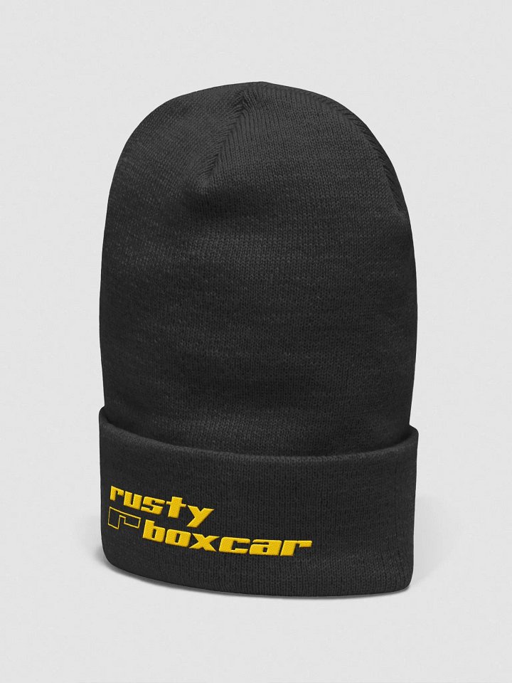 Rusty Boxcar Black Beanie product image (2)