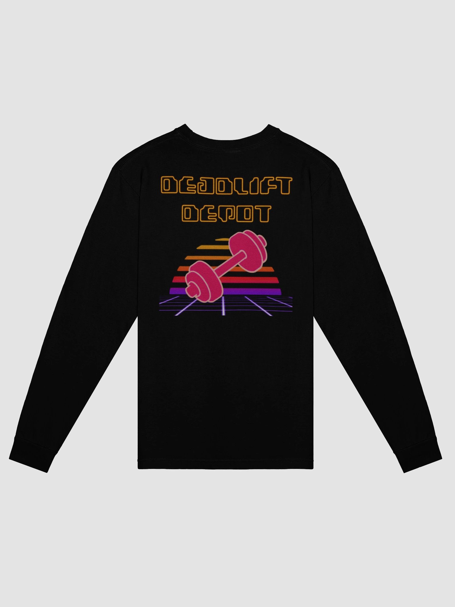 Retro Deadlift Depot Long Sleeve Tee product image (2)